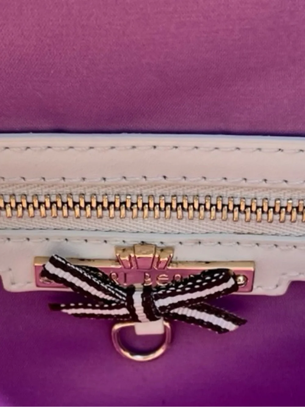 Henri Bendel Exotic Rivington 2-in-1 Envelope Clutch Nuetral Genuine Watersnake - Picture 11 of 11